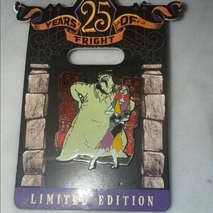 Disney 25 Years the Nightmare Before Christmas Oogie & Sally Limited Edition Pin